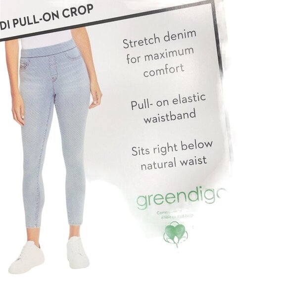 NINE‎ WEST JEANS HEIDI PULL-ON CROP 4 NEW WITH TAG - Picture 1 of 9